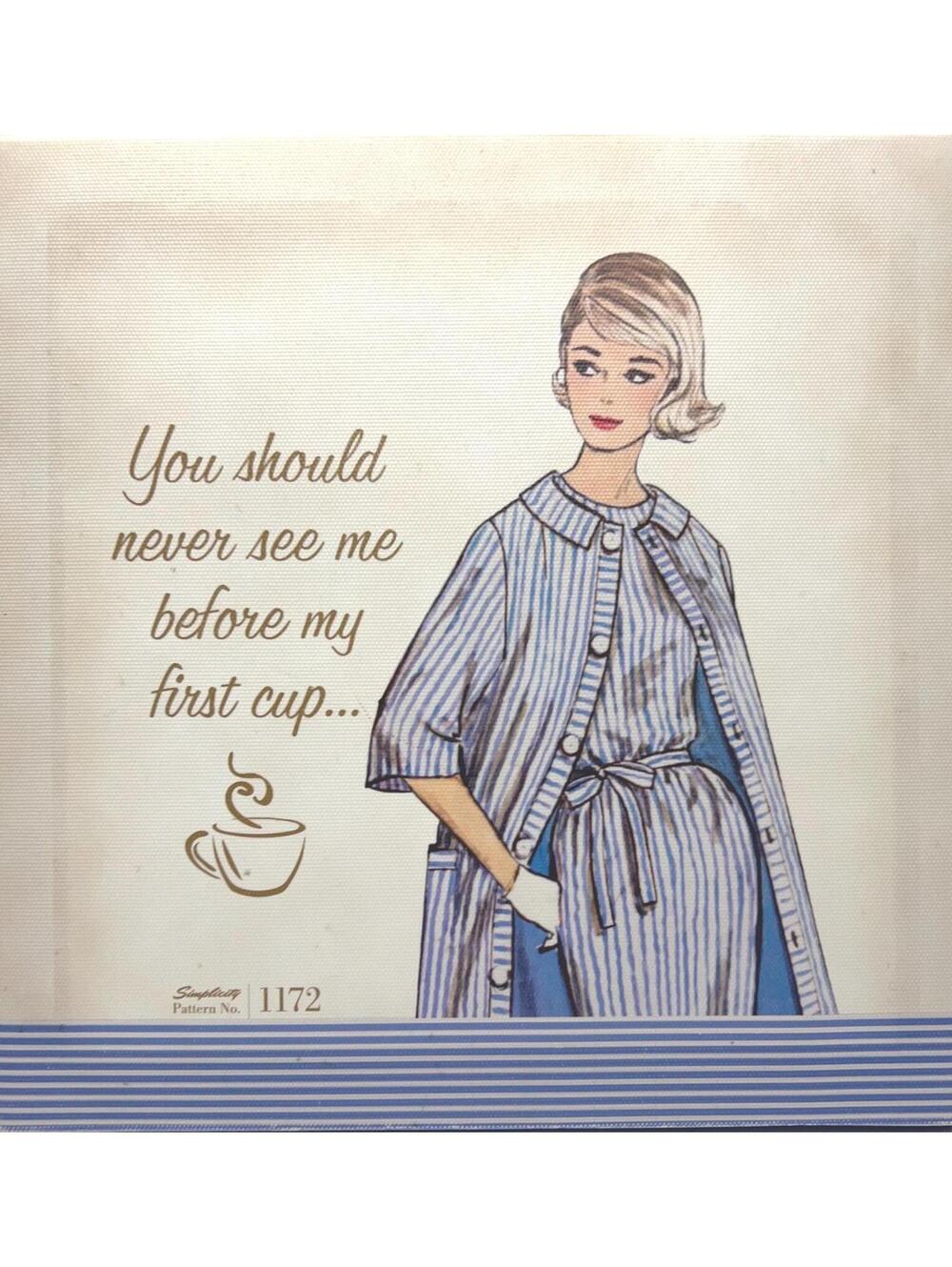 Simplicity Pattern Sewing Room or Coffee Nook Wall Decor
